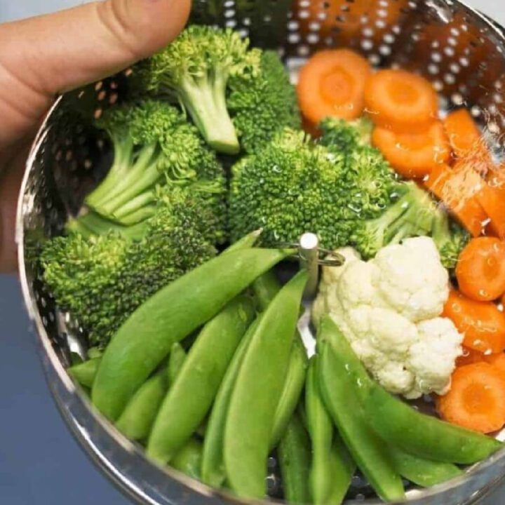 Instant Pot Steamed Vegetables.