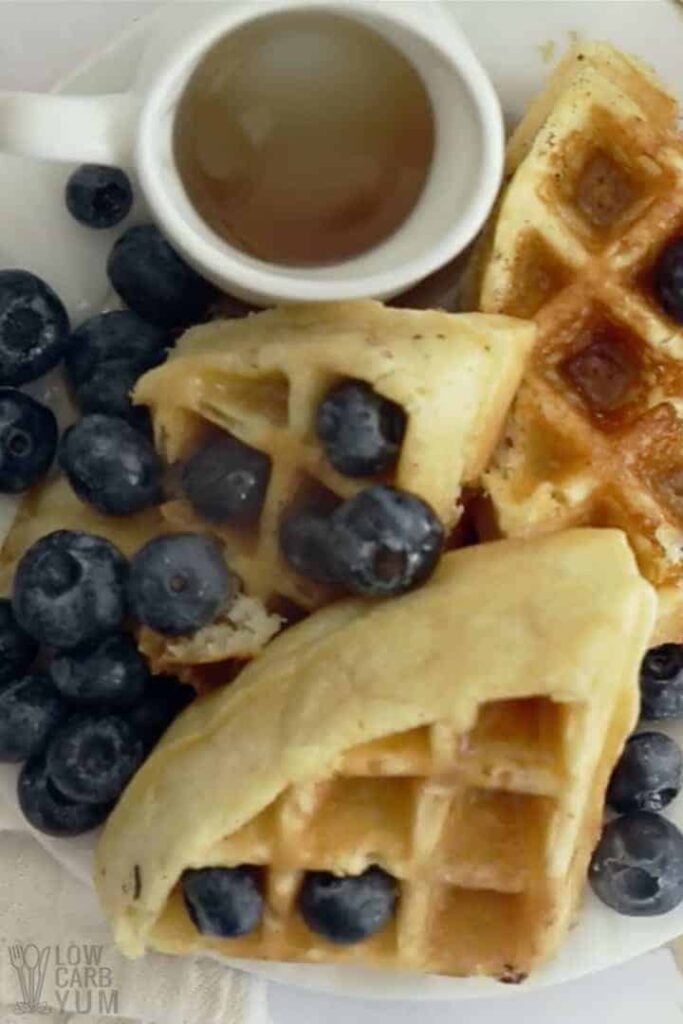 Instant Pot Low Carb Almond Flour Waffles.