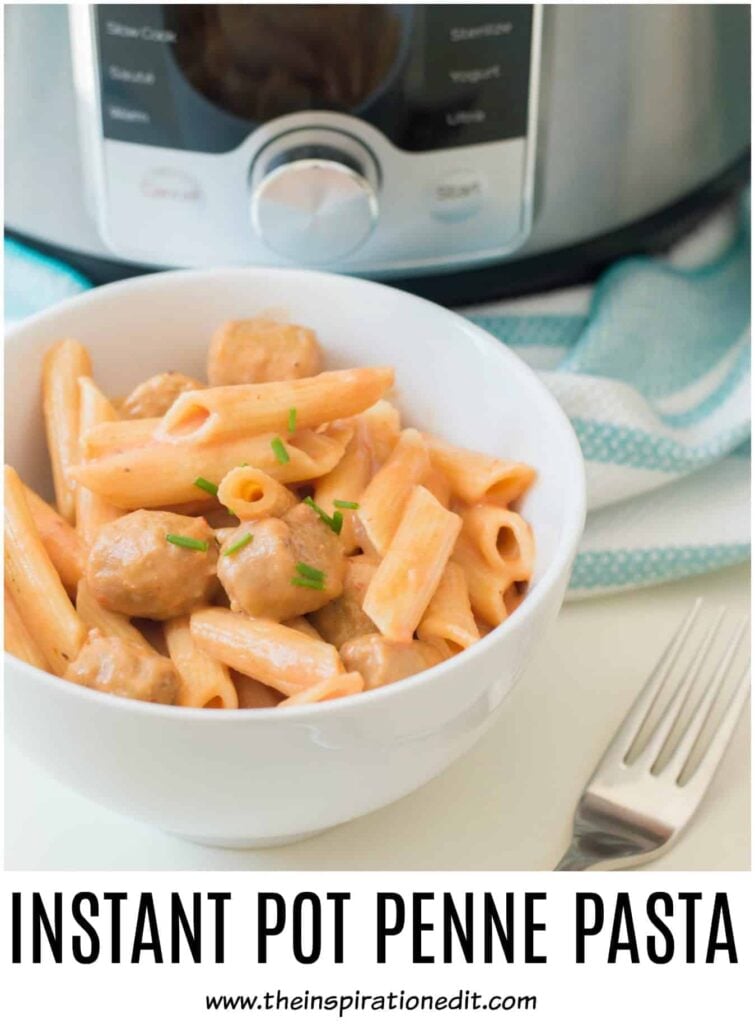 Instant Pot Penne Pasta Recipe.