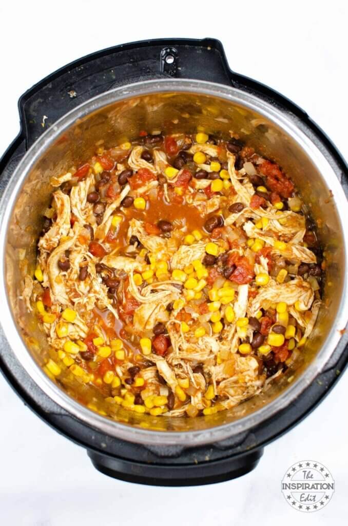 Instant Pot Chicken Taco Soup.