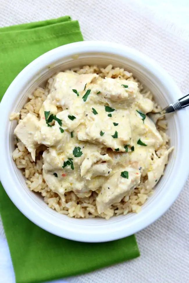 Instant Pot Cream Cheese Chicken.