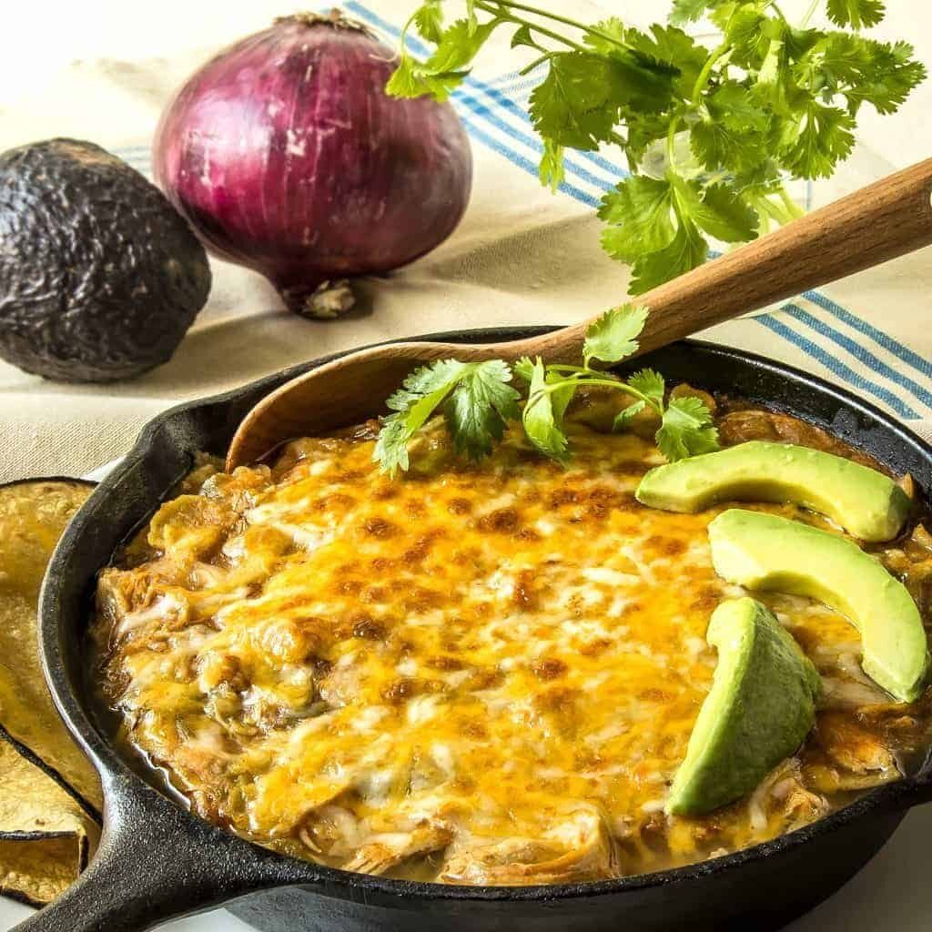 Low Carb Casserole Recipes 11 Instant-Pot-Chicken-Enchilada-Casserole