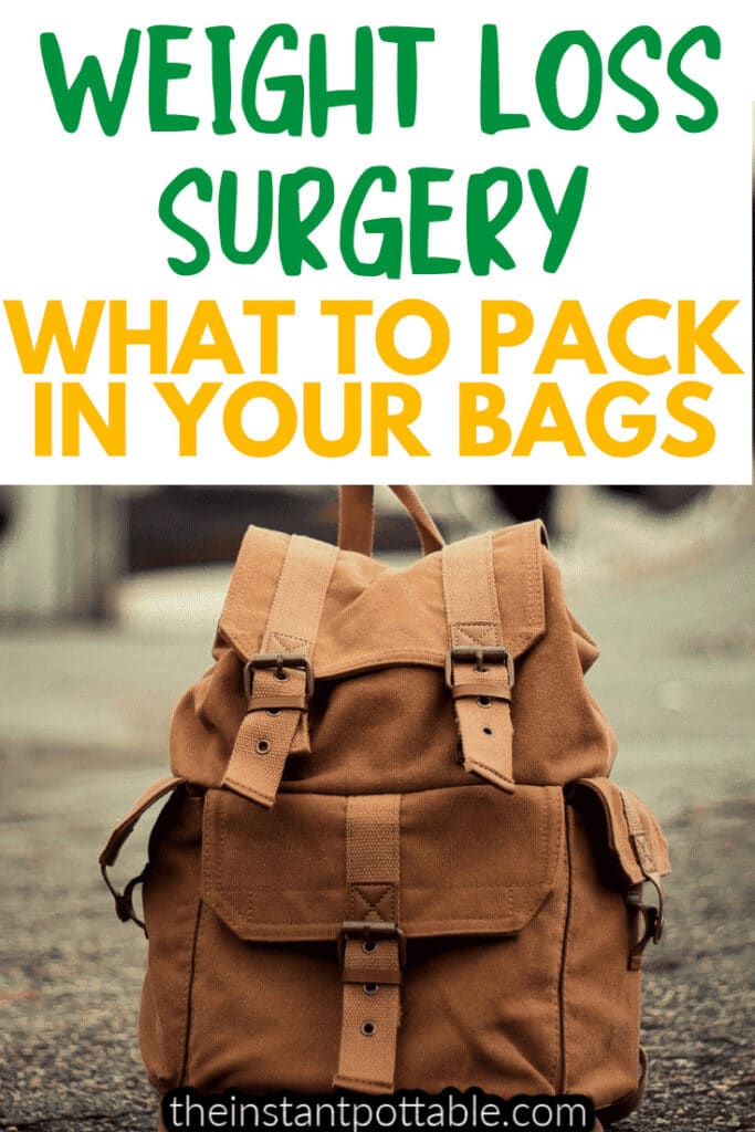 what to pack for surgery