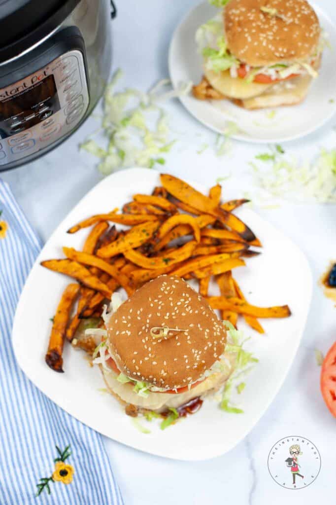 Instant Pot Burgers Teriyaki Chicken.