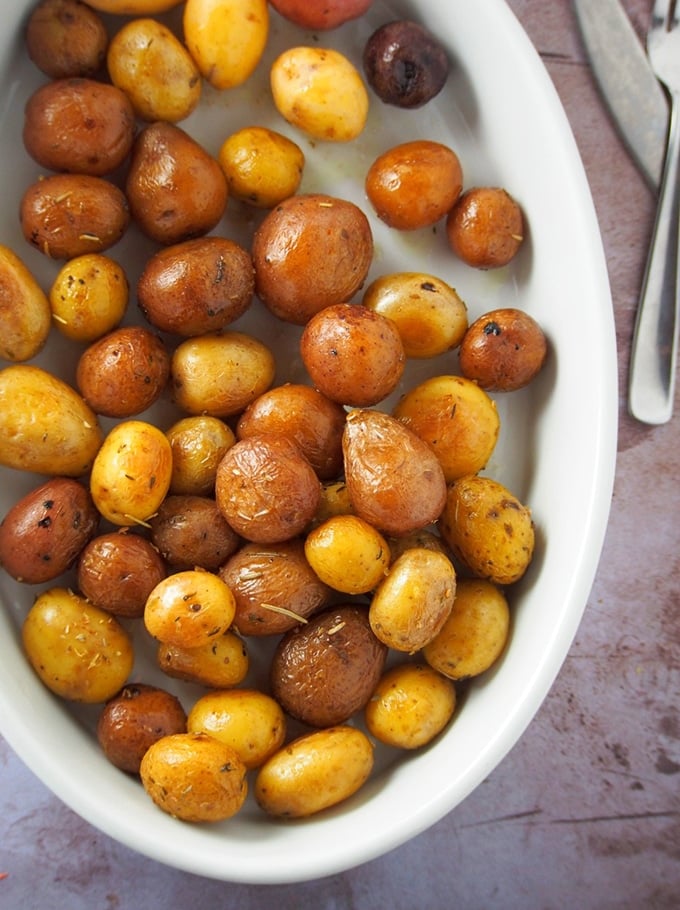 Instant Pot Roasted Potatoes.