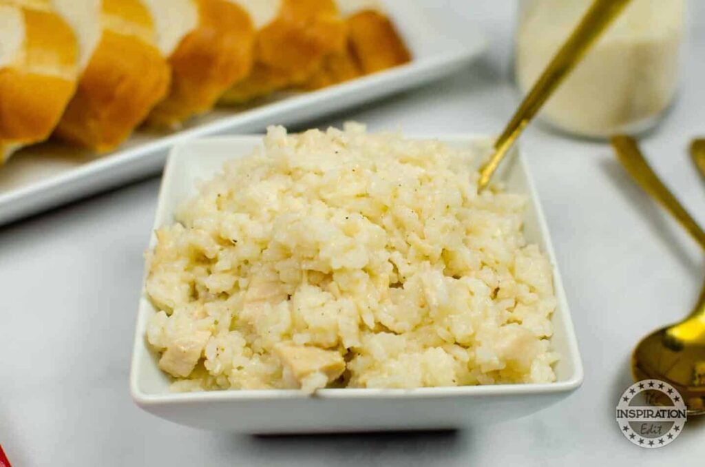 Instant Pot Chicken and Rice Dish.