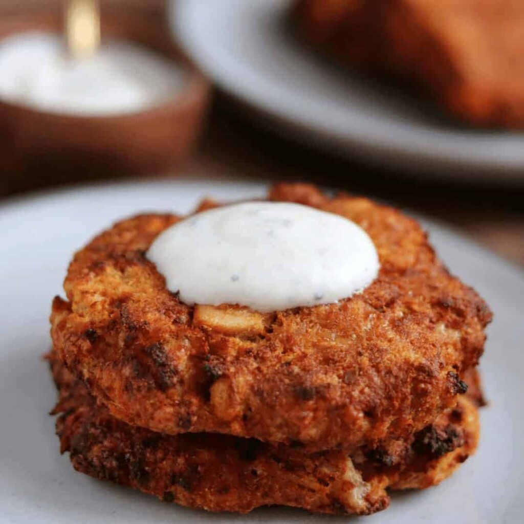 Air Fried Buffalo Tuna Cakes Recipe.