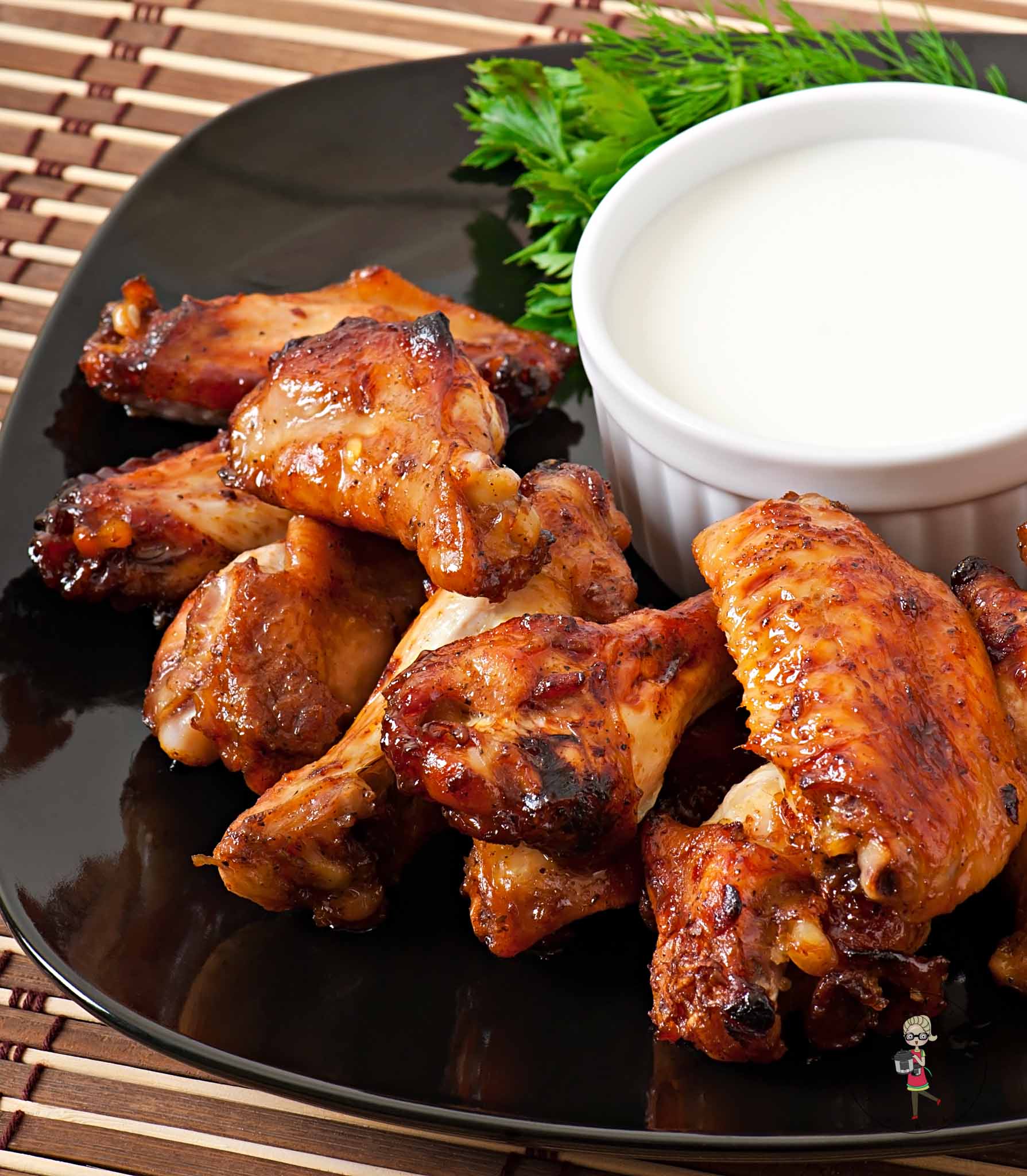 Air Fryer BBQ Chicken Wings The Instant Pot Table