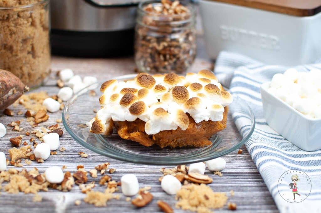 Sweet Potato Pie Made in the Instant Pot.