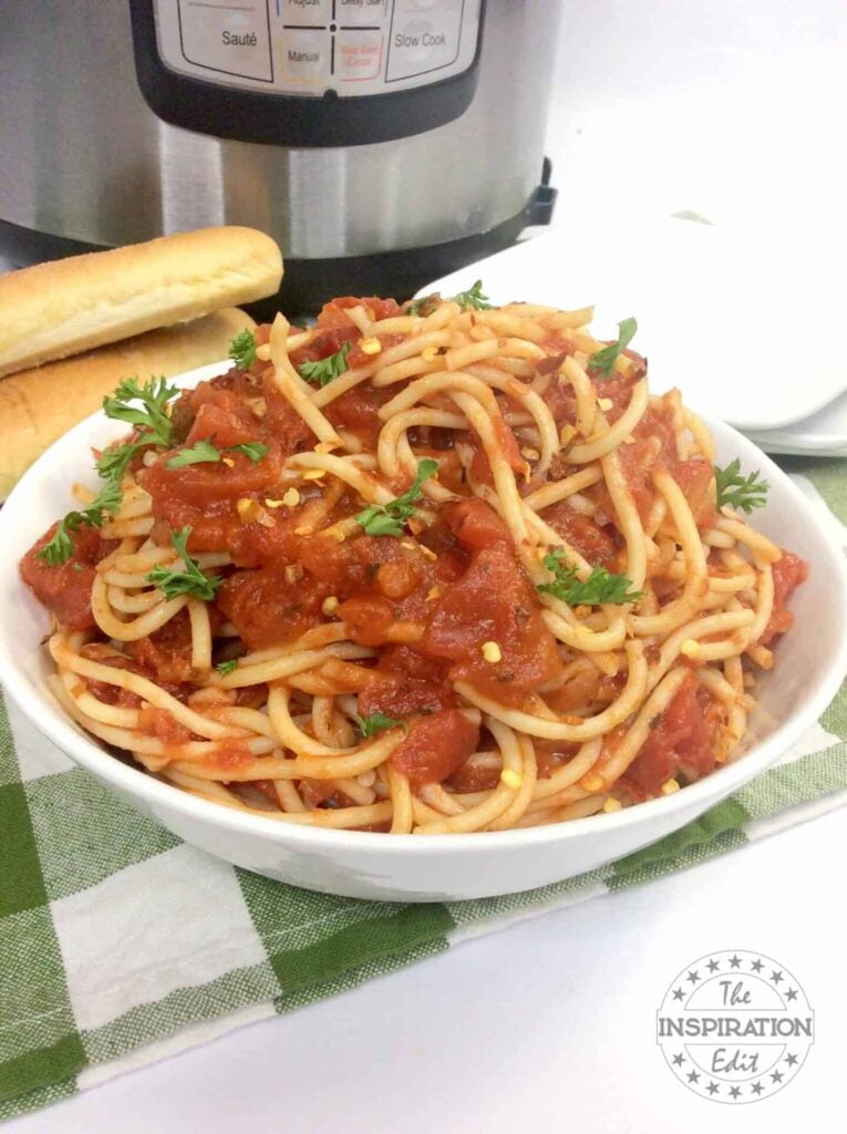 Instant Pot Marinara Pasta