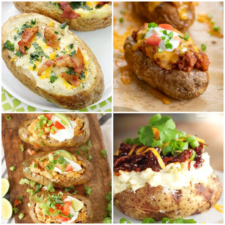 stuffed baked potatoes.
