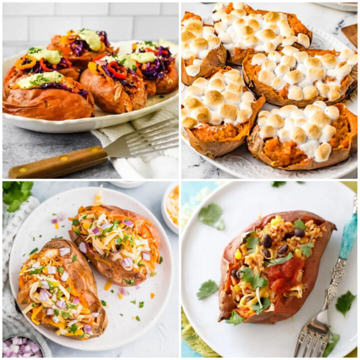 stuffed Sweet Potatoes.