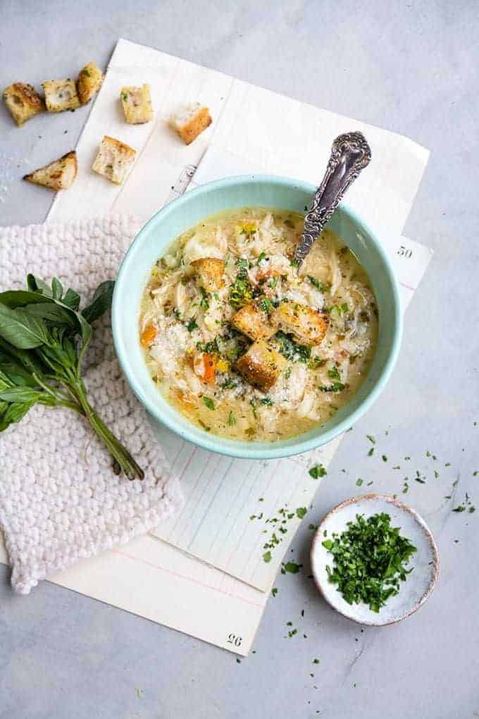Instant Pot Italian Chicken Soup.