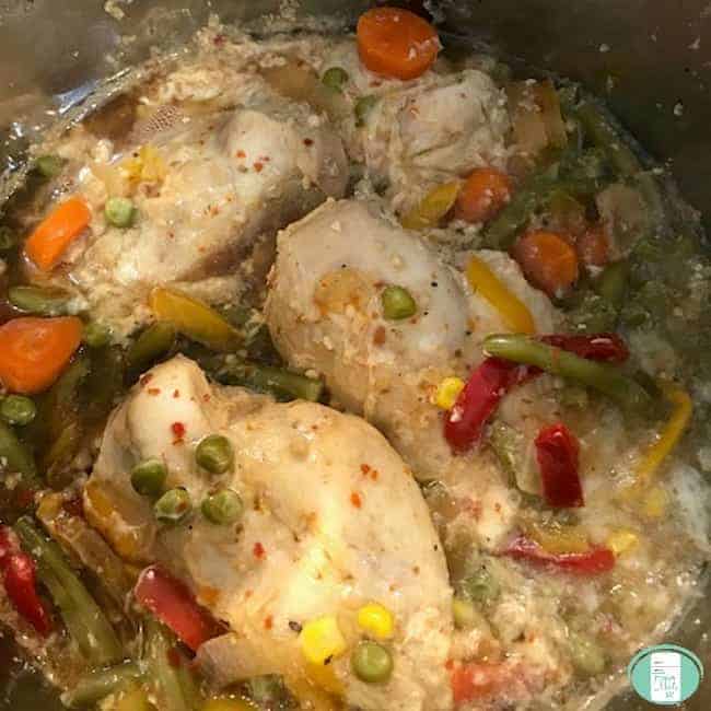Italian Chicken And Veggies.